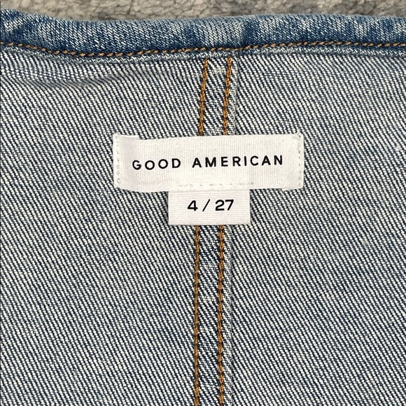 NWT Good American Corset Jean High Waist Duncan Blue Stretch Sz 4 27 - Picture 5 of 11